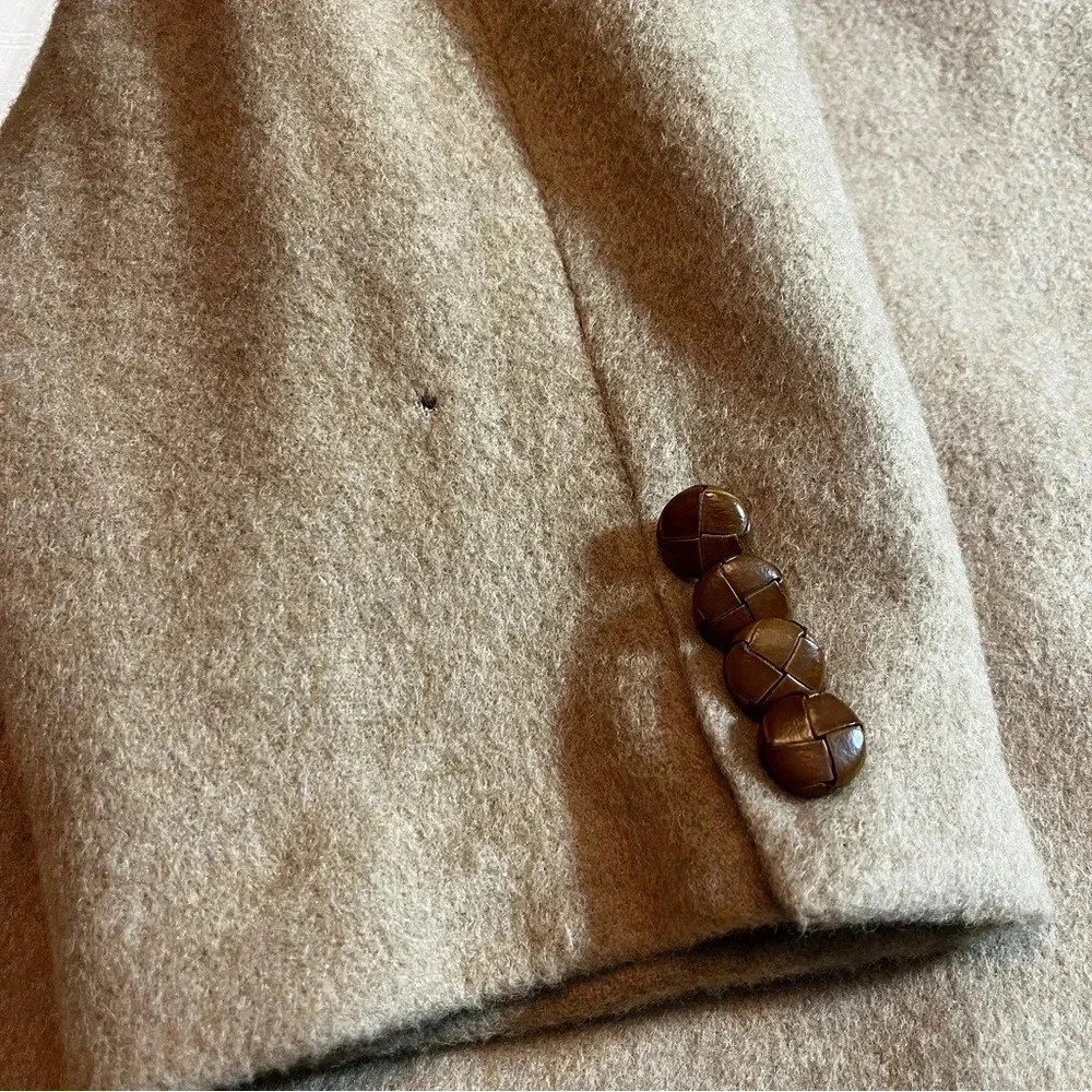 Vintage Tailors Row by Deansgate S&K Blazer Sport Coat Leather Buttons